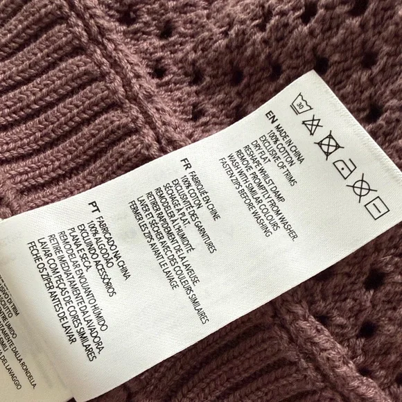 Varley Finn Zip Knit Jacket Sz Medium Peppercorn - Picture 6 of 8